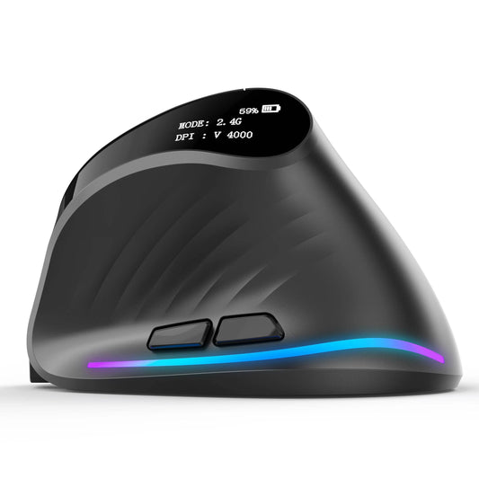 Mouse Ergonomic Lefon 2.4G Wireless Vertical Reîncărcabil - Venduqo