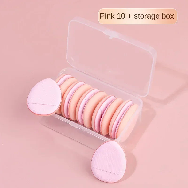 10Pcs Mini Puff pentru Fond de Ten - Aplicatoare Cosmetice