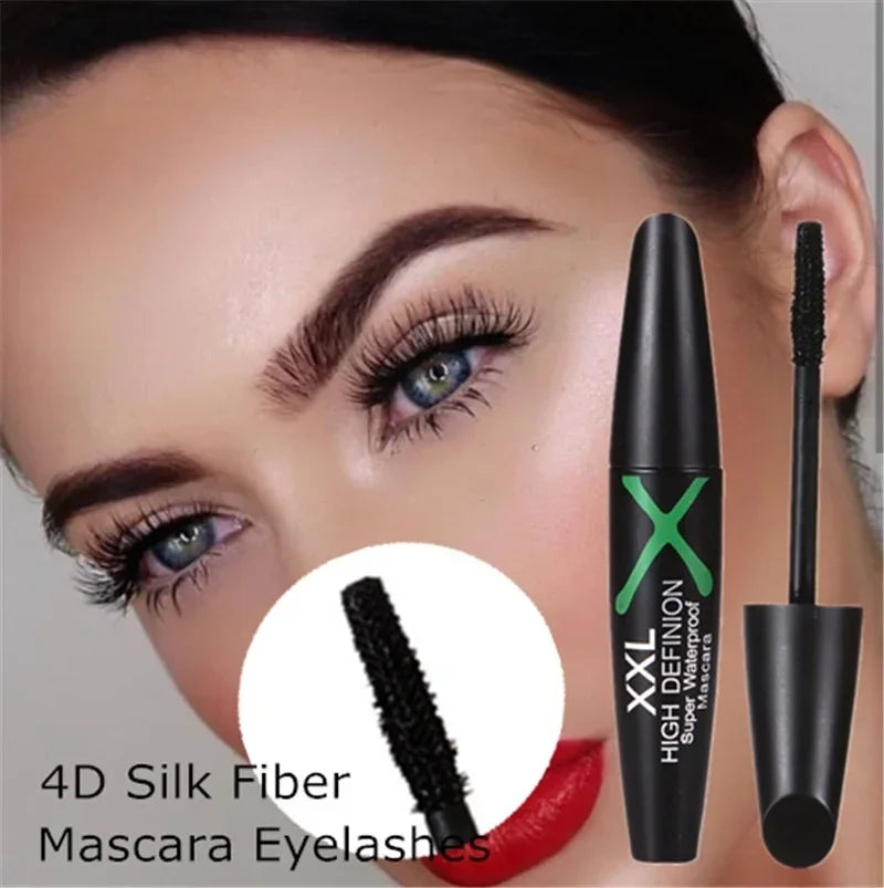 Mascara Waterproof 4D cu Fibre de Mătase - Lashes Extender