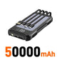Bancă de putere solară 500000mAh 4 în 1 cu cablu încorporat - Venduqo