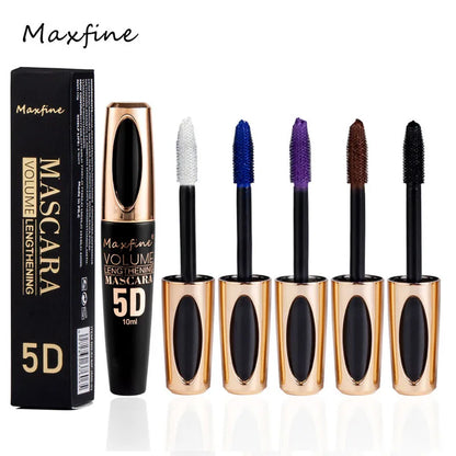 Mascara Colorat 5D cu Volum, Rezistent la Apă