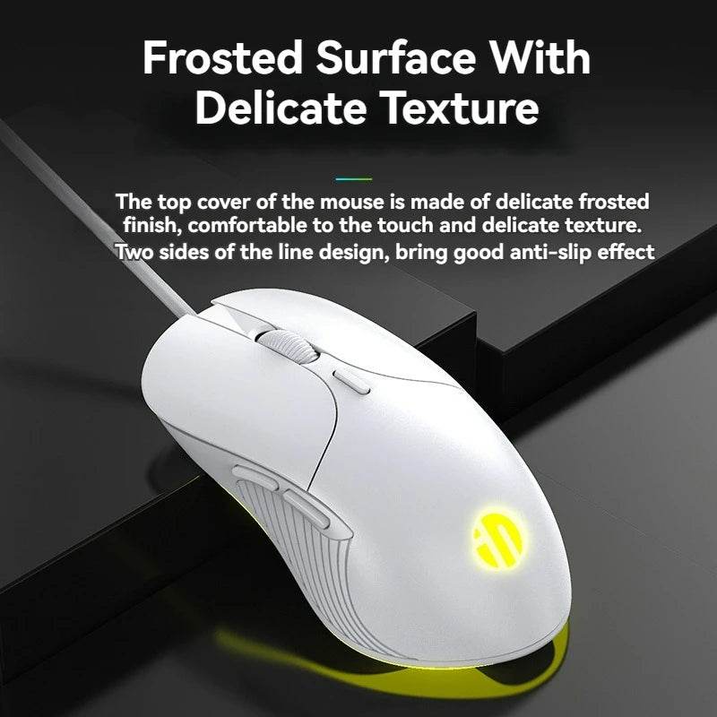 Mouse Gaming Wired 8800DPI cu 6 Butoane Silențios - Venduqo