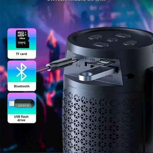 XIAOMI Box Portabil Bluetooth 360° cu Iluminare Colorată - Venduqo