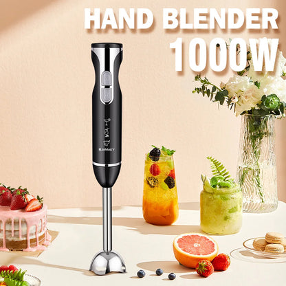 Blender Portabil LISM 5 în 1 - Mixer Mană 1000W pentru Bebe și Carne