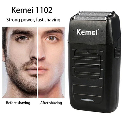 Kemei KM-1102 Ras Electric Reîncărcabil pentru Bărbați