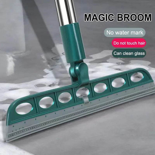 Mop Magic cu Perie din Silicon pentru Curățenie - Venduqo