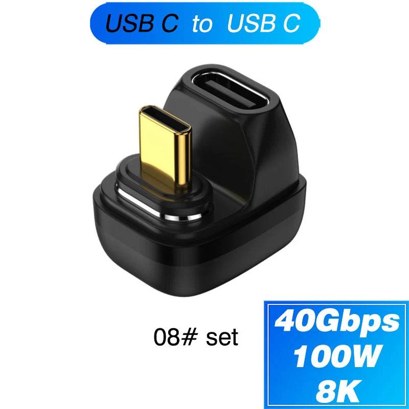 Adaptor Magnetic Type-C OTG Thunderbolt 4 - USB-A, HDMI, VGA, RJ45 - Venduqo