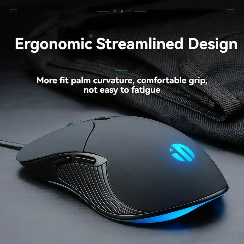 Mouse Gaming Wired 8800DPI cu 6 Butoane Silențios - Venduqo