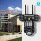 Cameră de Supraveghere Wireless 3 Lentile - 4G SIM, Noapte Colorată - Venduqo