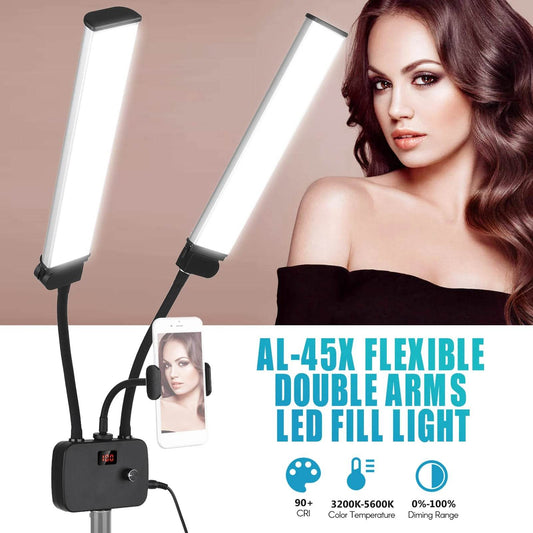 LED Flexible Lamp with Dual Arms Bi-Color