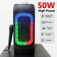 Boxă Bluetooth 50W cu Karaoke și Subwoofer 3D - Venduqo