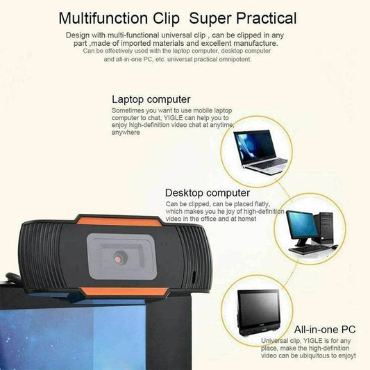 Webcam 4K cu Microfon - Camera USB pentru Laptop - Venduqo