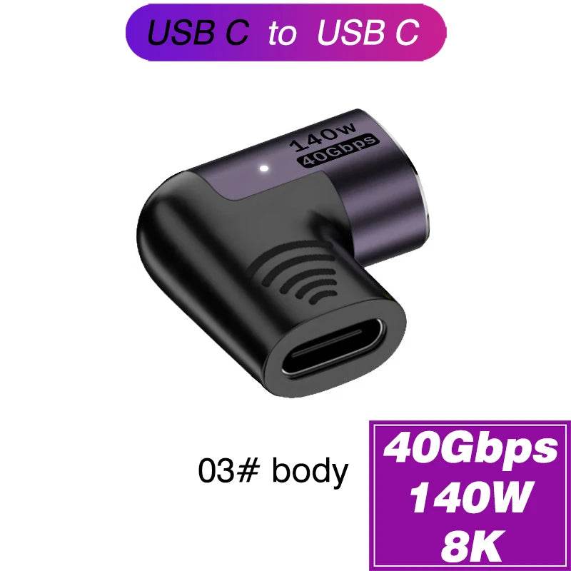 Adaptor Magnetic Type-C OTG Thunderbolt 4 - USB-A, HDMI, VGA, RJ45 - Venduqo