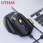 Mouse wireless UTHAI GW-X7 cu iluminare colorată - Venduqo