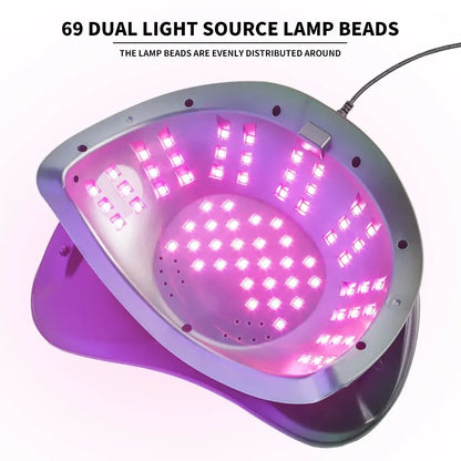 Lampa UV LED Profesională pentru Uscarea Unghilor 69LEDs