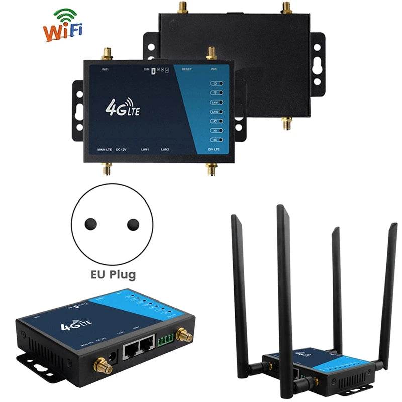 Router Wifi A16R-4G Industrial 4G LTE cu Antena - Venduqo