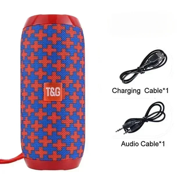 T&G Boxa Portabilă Wireless Bluetooth - Waterproof, Radio FM, Sunet Stereo