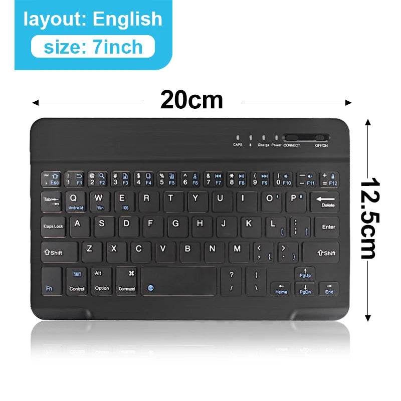 Mini Tastatură Bluetooth RGB Wireless 10 Inch - Venduqo