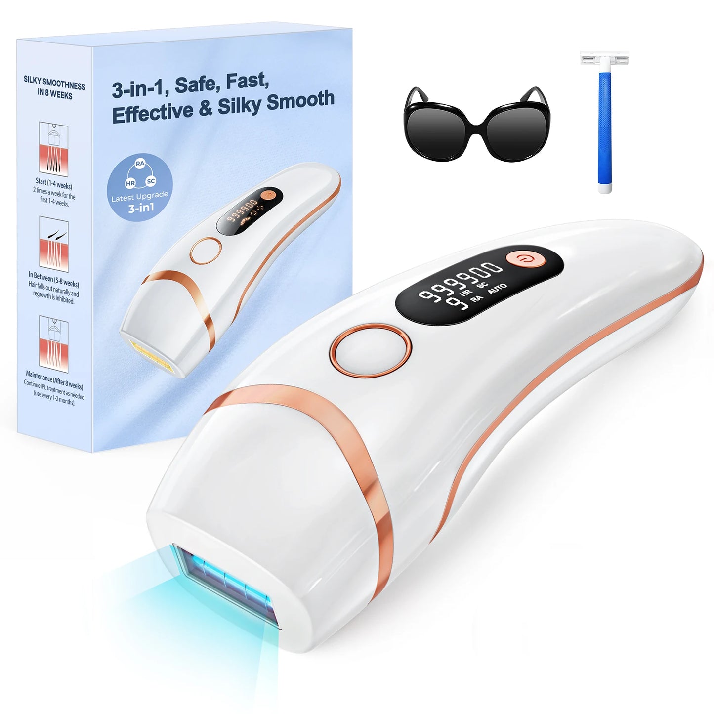 Epilator IPL 999000 Flash-uri pentru Epilare Laser fără Dureri