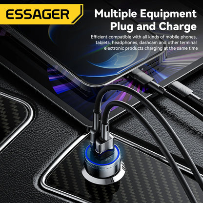 Încărcător auto Essager 54W cu fast charging USB Type-C