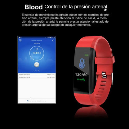 Ceas Fitness 115Plus Waterproof cu Monitorizare Heart Rate