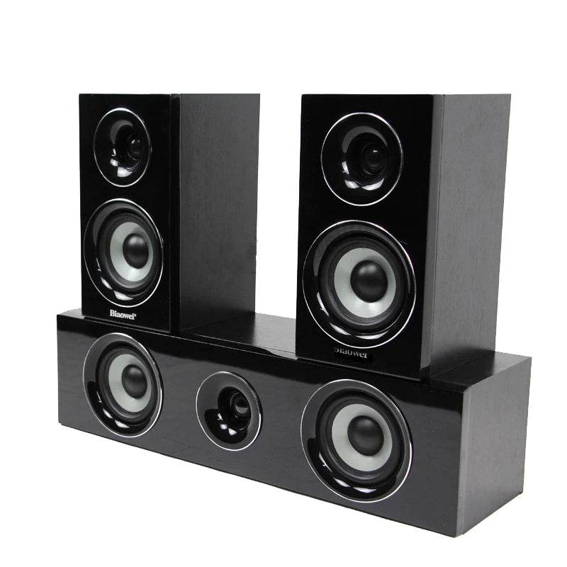 Boxă Stereo 3D din Lemn de 4 Inchi pentru Home Theater - Venduqo