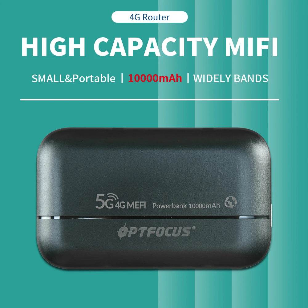 Modem Wireless 4G OPTFOCUS cu Powerbank 10000mAh - Venduqo