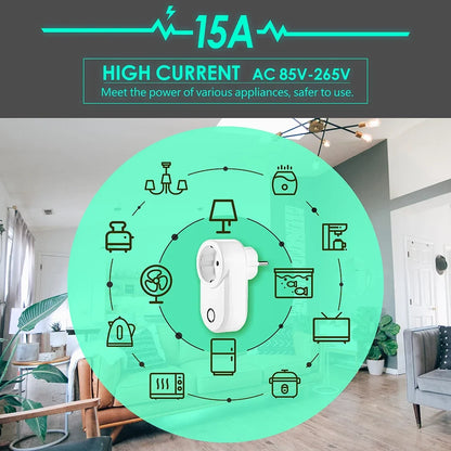 Priza Inteligentă Wireless 433MHz cu Telecomandă