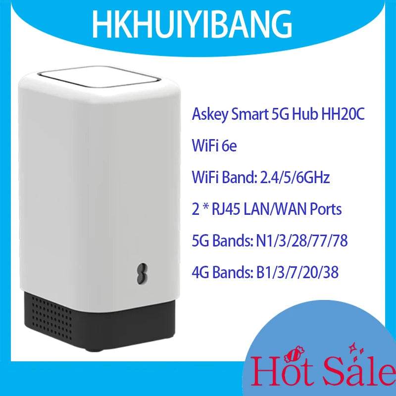 Router CPE Askey Smart 5G Hub HH20C WiFi 6E Triple Band - Venduqo