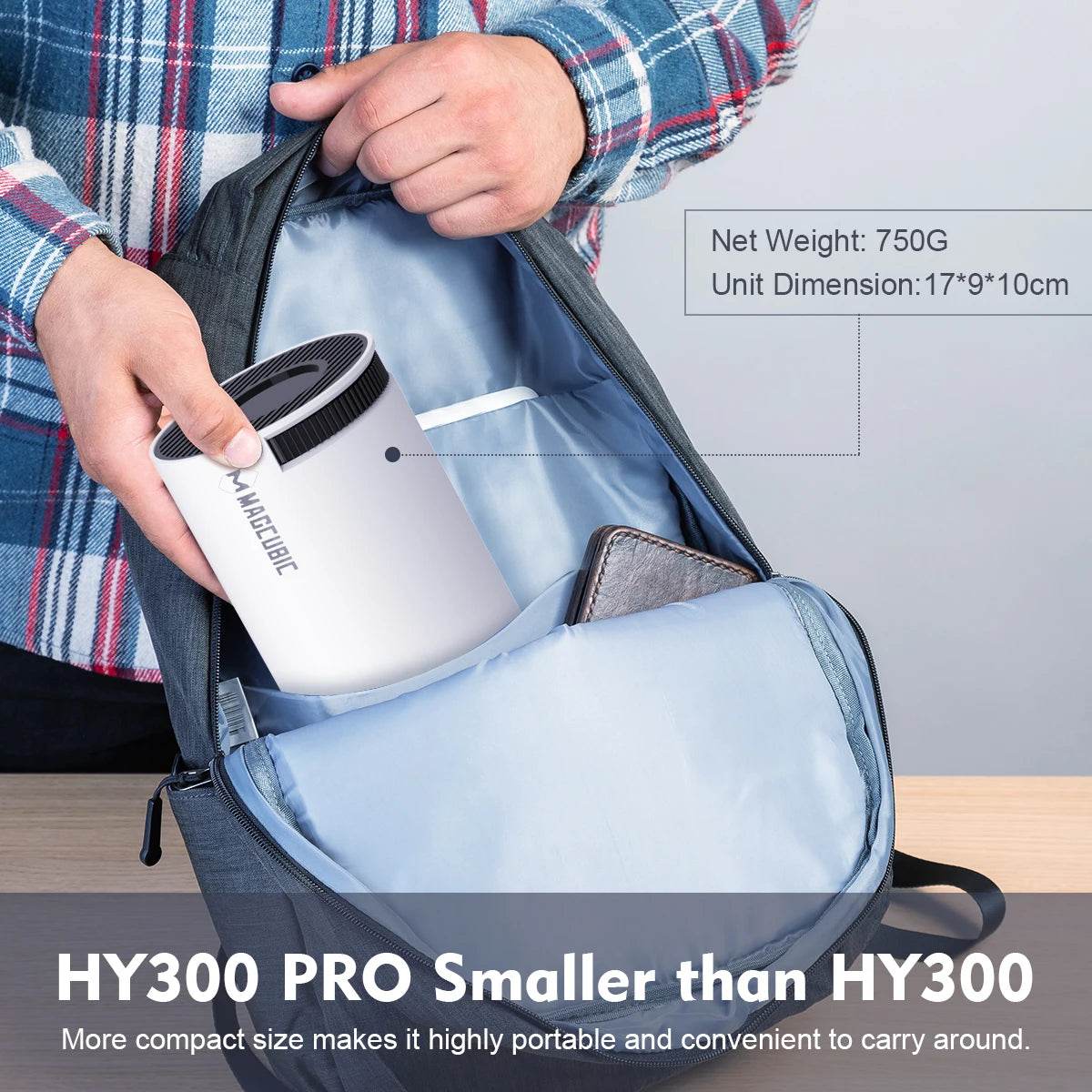 Proiector Magcubic HY300 Pro 4K cu Android 11 și WiFi6 - Venduqo