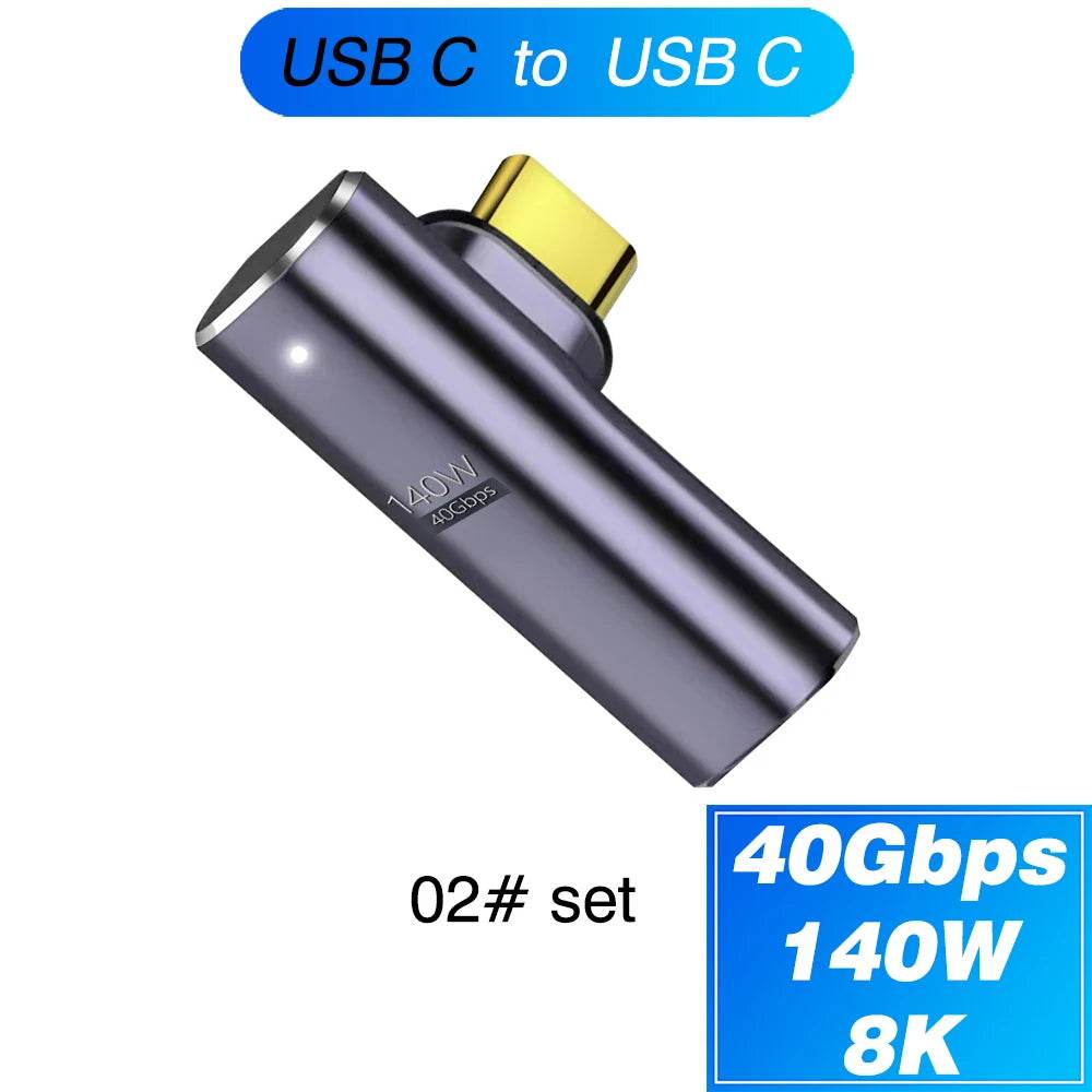 Adaptor Magnetic Type-C OTG Thunderbolt 4 - USB-A, HDMI, VGA, RJ45 - Venduqo