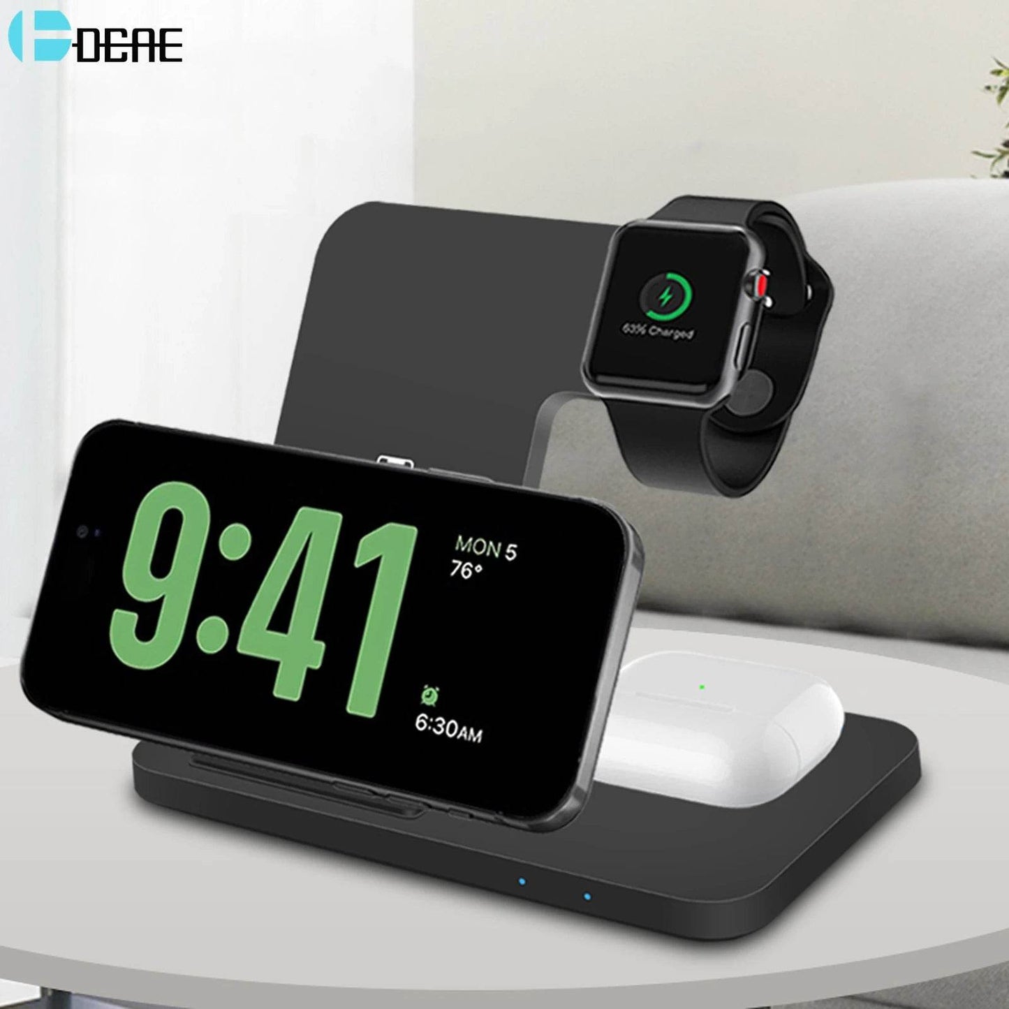Încărcător Wireless Rapid DCAE 15W 3 în 1 pentru Apple - Venduqo