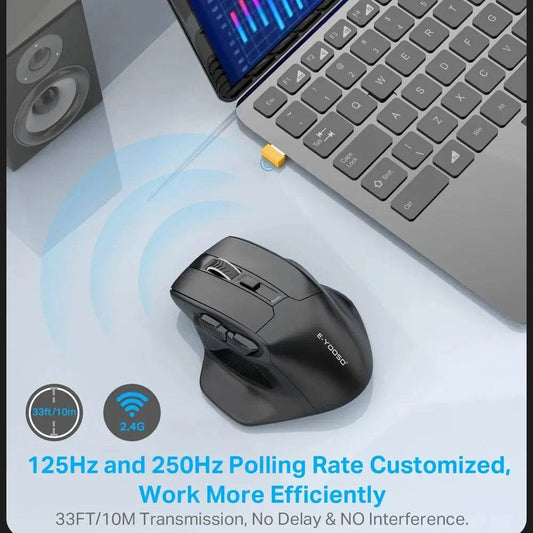 Șoarece de Gaming E-YOOSO X-31 Wireless USB 2.4G pentru Mâini Mari - Venduqo