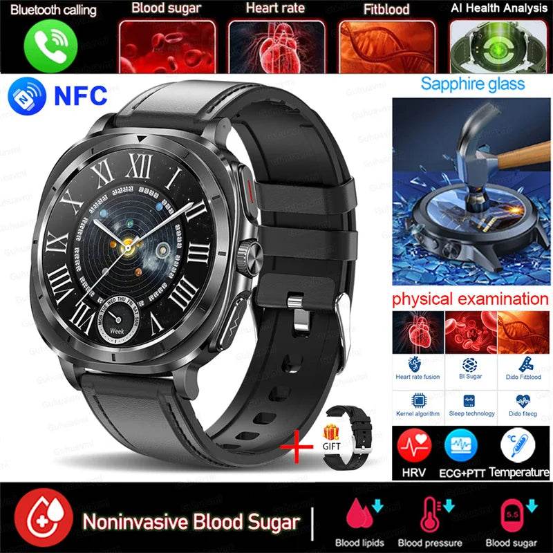 Smartwatch KAVSUMI Galaxy Watch 7 cu Măsurători Sănătate - Venduqo