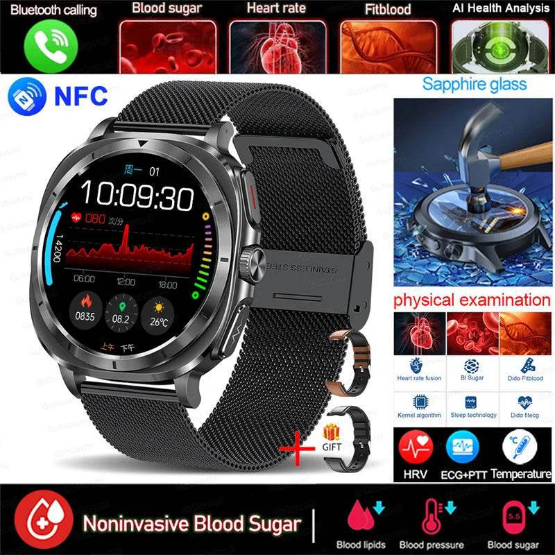 Smartwatch KAVSUMI Galaxy Watch 7 cu Măsurători Sănătate - Venduqo