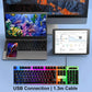 Tastatură USB Wired RGB 104 Taste pentru Gaming - Venduqo