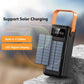 Bancă de Alimentare Solară 50000mAh cu Cablu Integrat - Venduqo