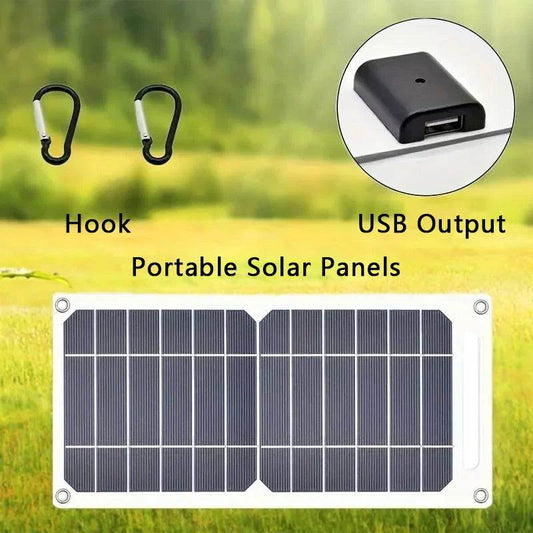 Panou Solar 5V 3W/6W/10W cu USB pentru Camping si Drumeții - Venduqo