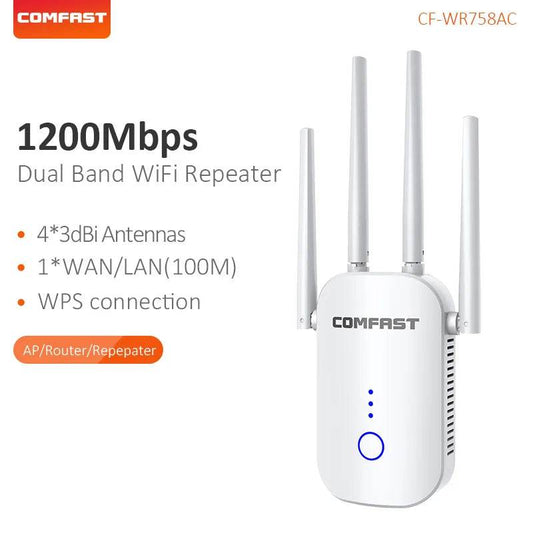 COMFAST CF-WR758AC Repeater WiFi Dual Band 1200Mbps - Venduqo
