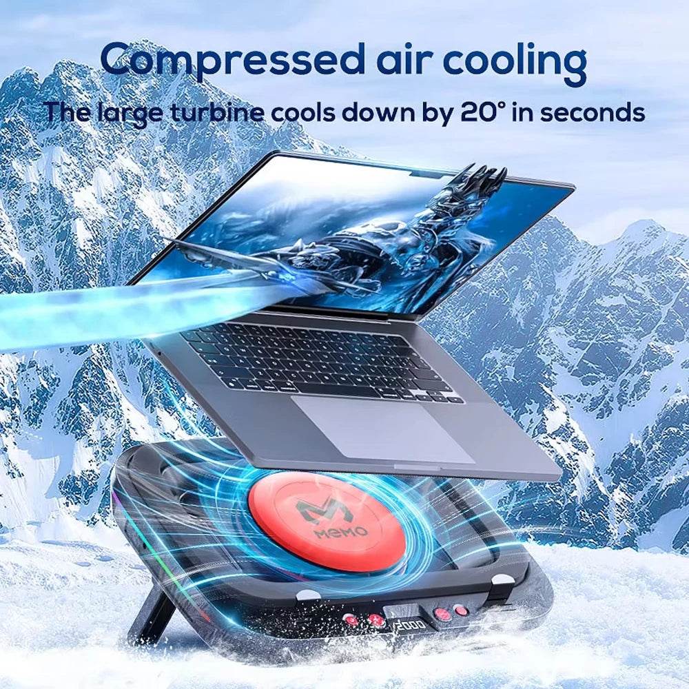 Eswirepro FL08 Cooler pentru Laptop cu Ventilator Puternic - Venduqo