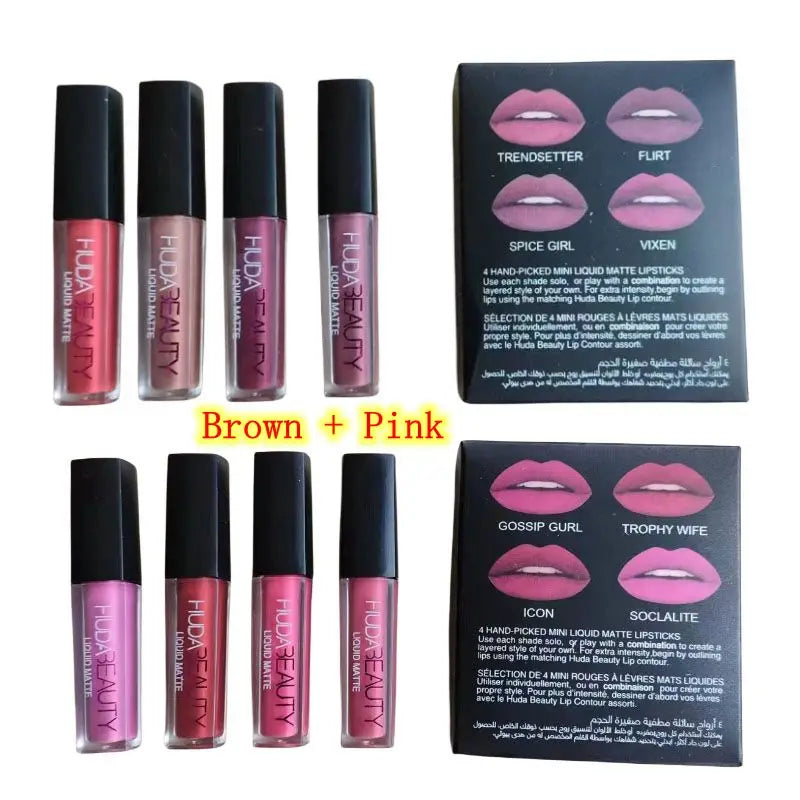 Set 4 Rujuri Matificate Waterproof Huda Beauty