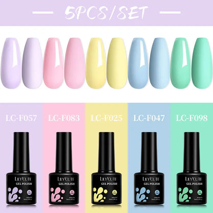 Set 4/5 Piese Oja Gel Roz Nude LILYCUTE 7ML