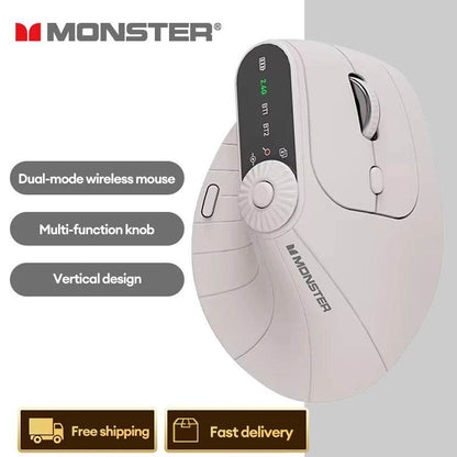 Mouse Gaming Wireless Monster M2 PRO Ergonomic Vertical - Venduqo