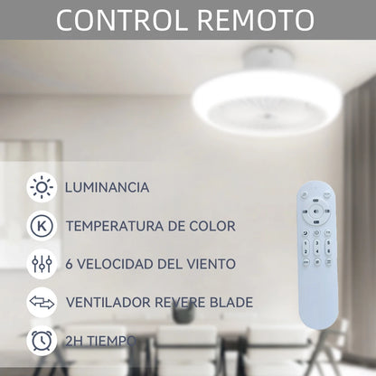 Ventilator De Tavan LED Inteligent 72W