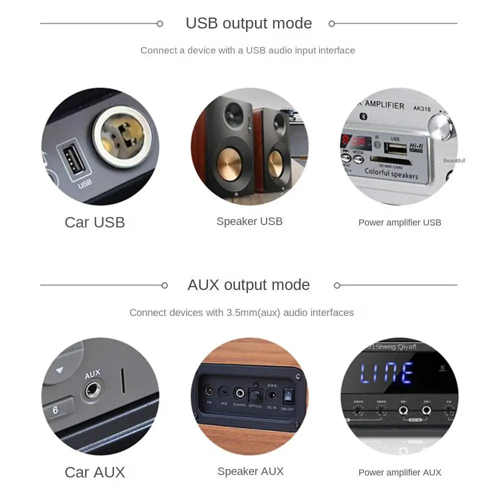 Adaptor Bluetooth 5.0 pentru Radio Auto cu Jack 3.5mm