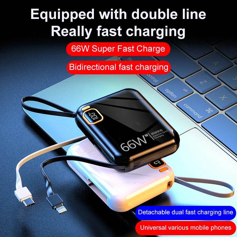 Power Bank Portabil 10000mAh/20000mAh PD20W 66W - Venduqo