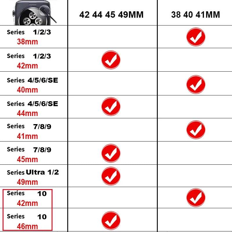 Brățară din Piele PU pentru Apple Watch 40mm-49mm - Venduqo