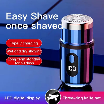 Mini Electric Shaver USB-C Reîncărcabil Waterproof