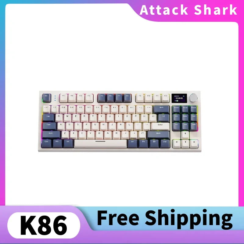 Attack Shark K86 Tastatură Mecanică Wireless 75%