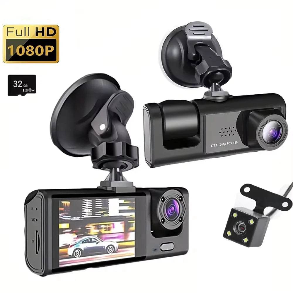 Camera DVR Auto 3 Canale HD 1080P cu 3 Lentile - Venduqo